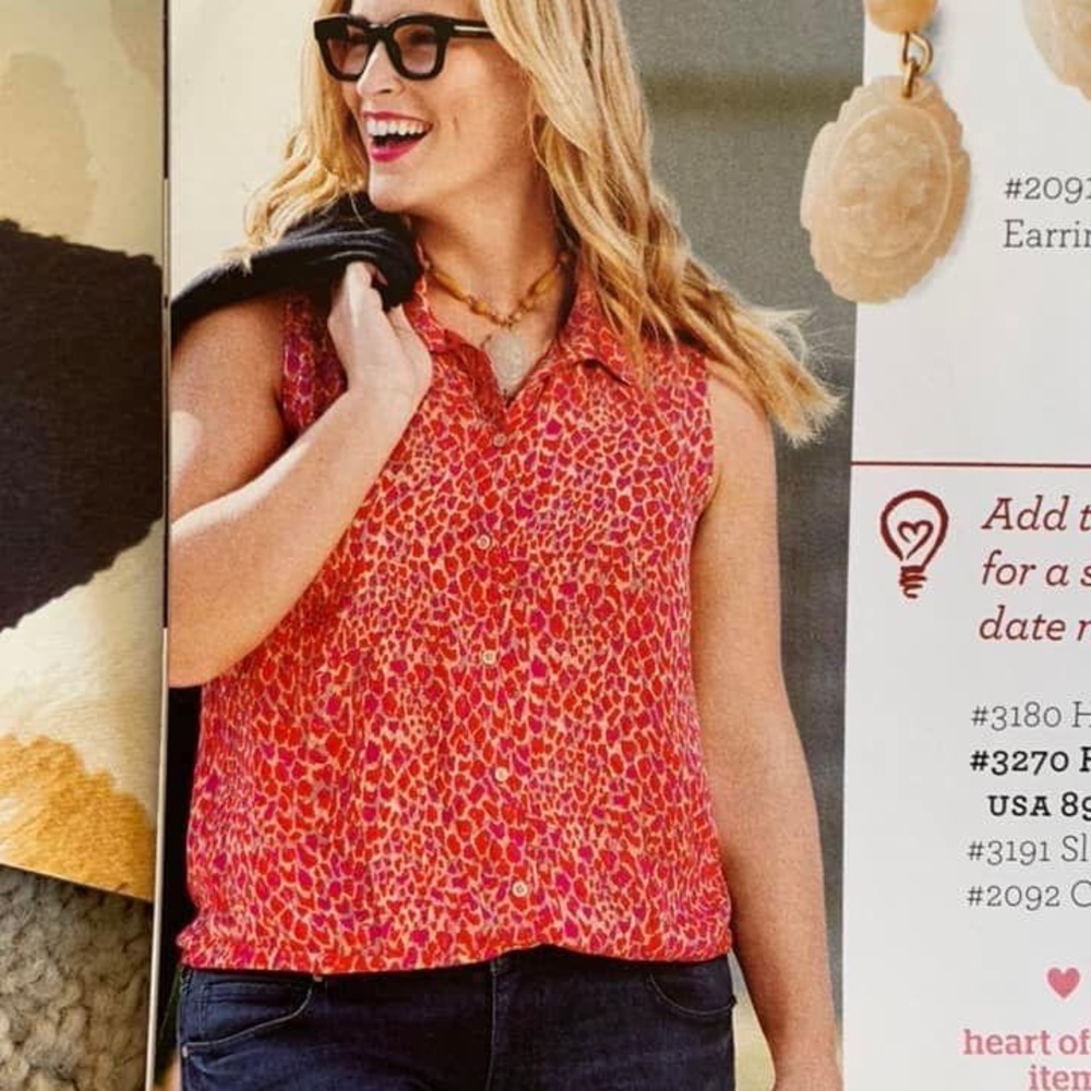 Cabi heartbreaker top size medium nwot #3270 f16